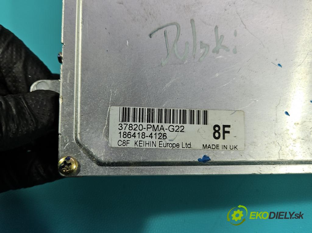 Honda Civic VII 2000-2006 1.4 16V 90 HP manual 66 kW 1396 cm3 5- riadiaca jednotka motora 37820-PMA-G22