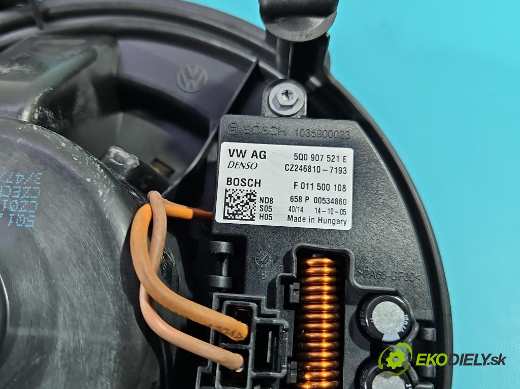 Skoda Octavia III 2013- 1.4 tsi 140 HP manual 103 kW 1395 cm3 5- ventilátor vzduchu 5Q0907521E