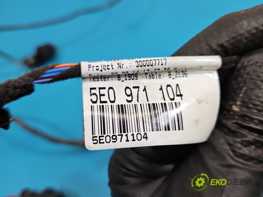 Skoda Octavia III 2013- 1.4 tsi 140 HP manual 103 kW 1395 cm3 5- snímač parkovaní: 5Q0919275A