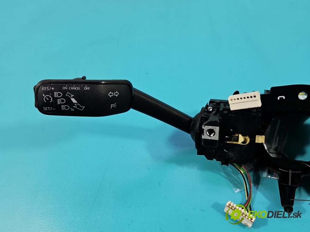 Skoda Octavia III 2013- 1.4 tsi 140 HP manual 103 kW 1395 cm3 5- prepínač komplex: 5Q0953507AC (Prepínacie páčky pod volantom)