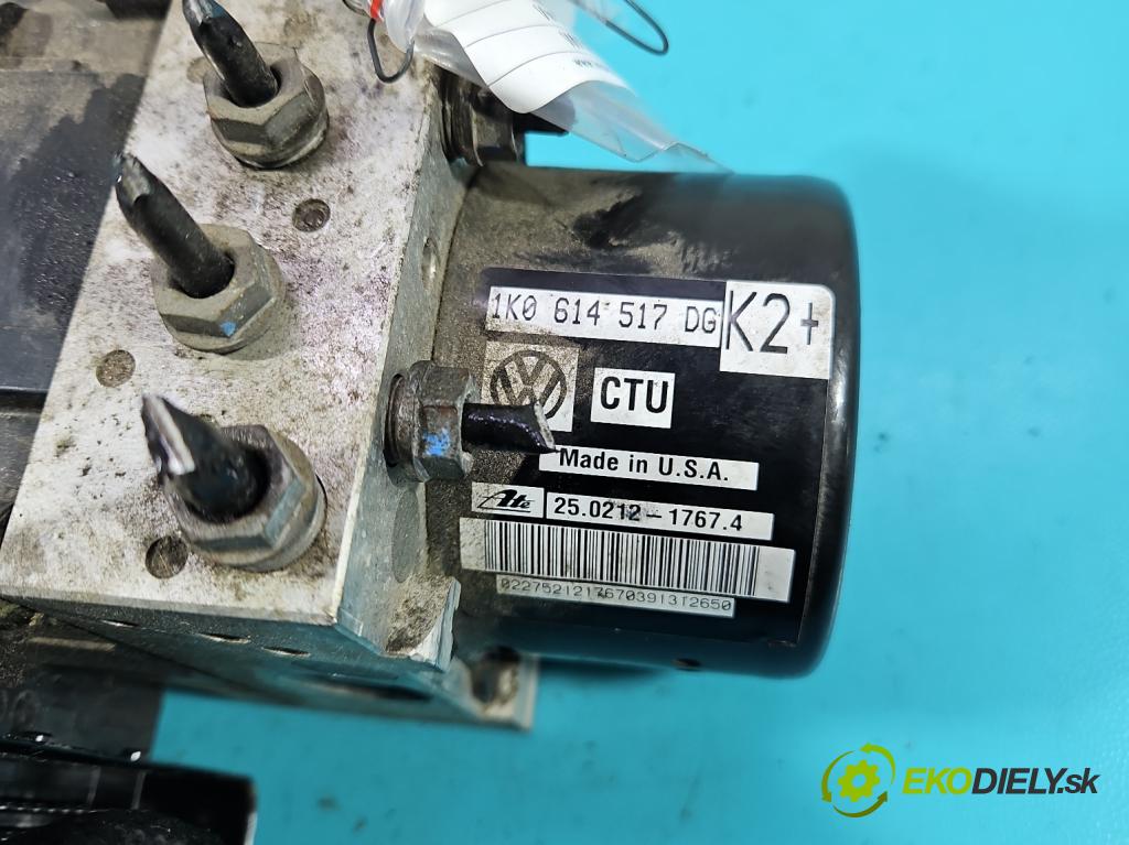 Vw Golf VI 2008-2013 1.6 tdi CAY 105 HP manual 77 kW 1598 cm3 5- čerpadlo abs 1K0614517DG (Pumpa ABS)