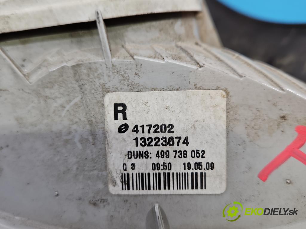 Opel Astra III 2004-2014 1.3 cdti 90 HP manual 66 kW 1248 cm3 5- svetlo / reflektor zadné pravé 13223674 (Kľučka dverí ostatné)