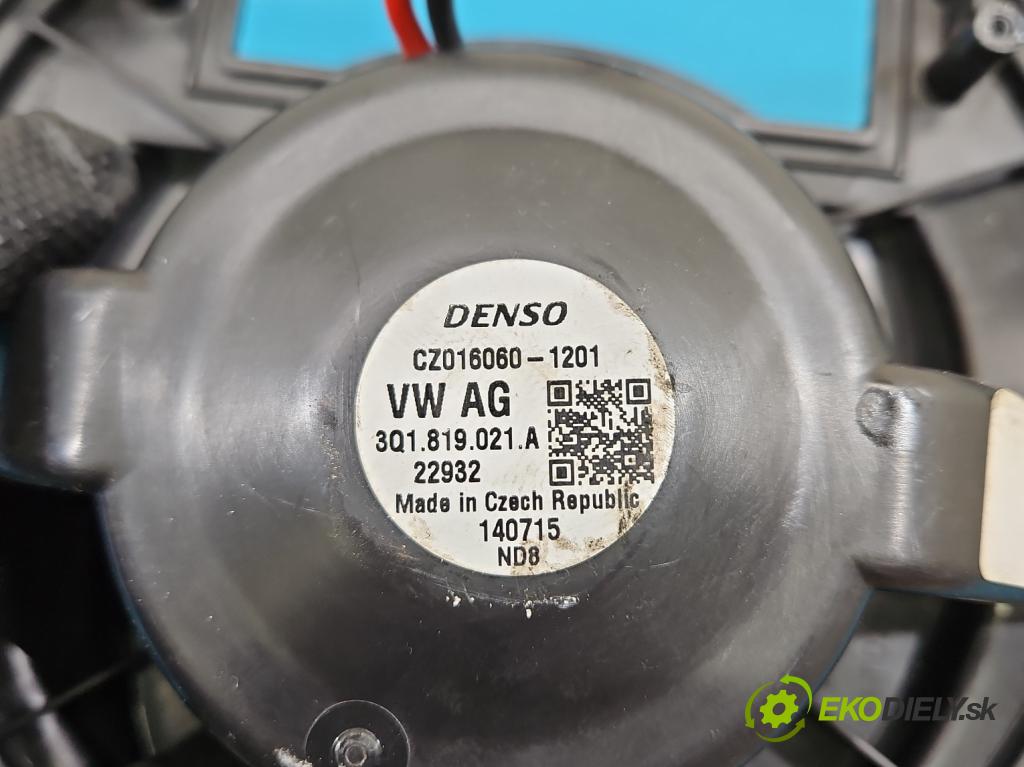Vw Passat B8 2014 - 2.0 TDI 150 HP automatic 110 kW 1968 cm3 5- ventilátor vzduchu 3Q1819021A