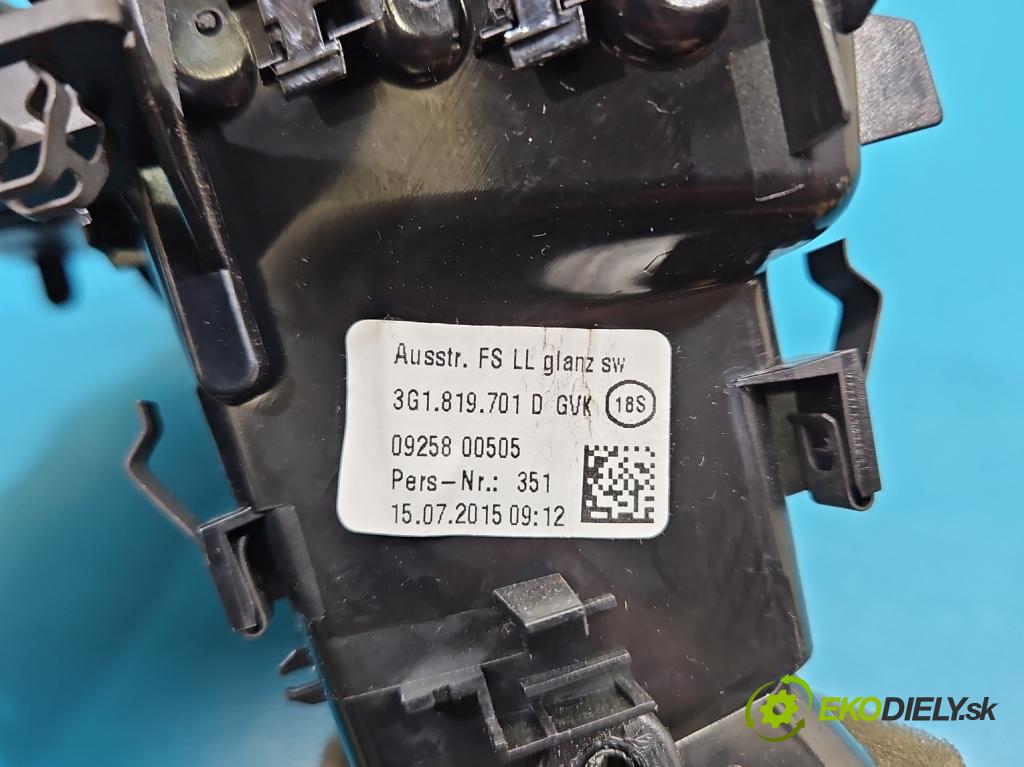 Vw Passat B8 2014 - 2.0 TDI 150 hp automatic 110 kW 1968 cm3 5- Mřížka: topení 3G1819701D