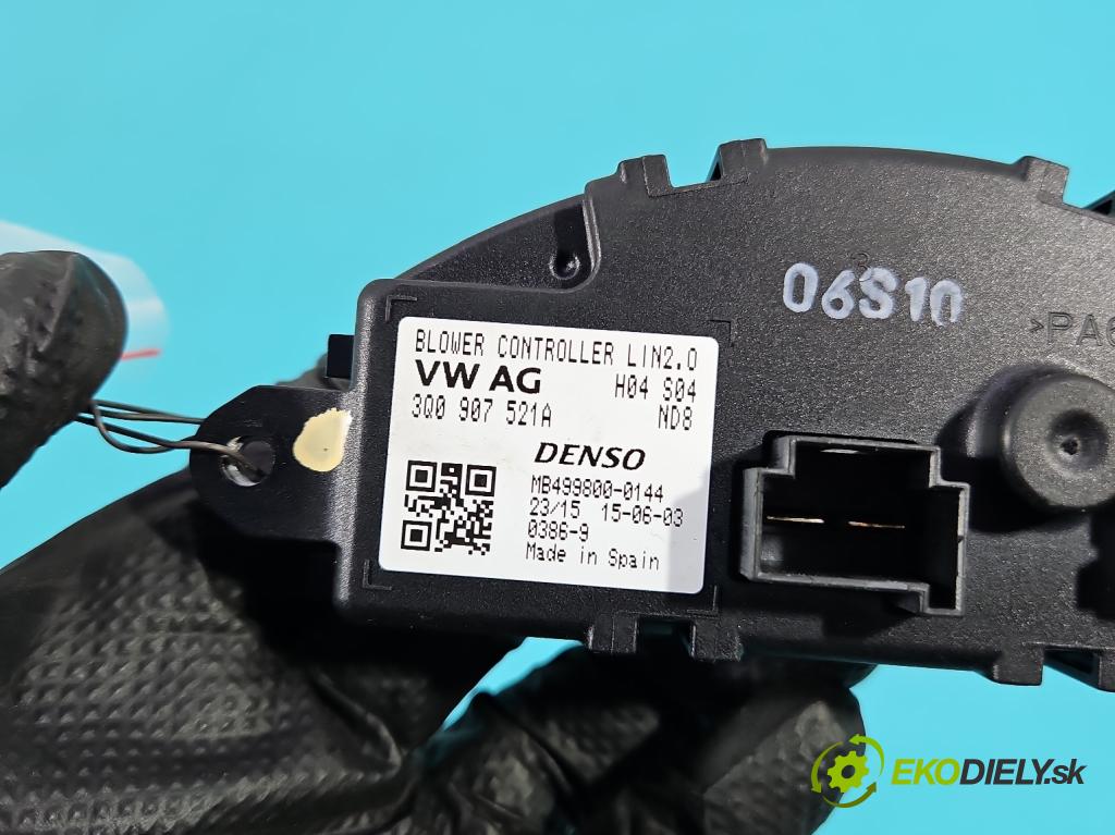 Vw Passat B8 2014 - 2.0 TDI 150 HP automatic 110 kW 1968 cm3 5- rezistor 3Q0907521A