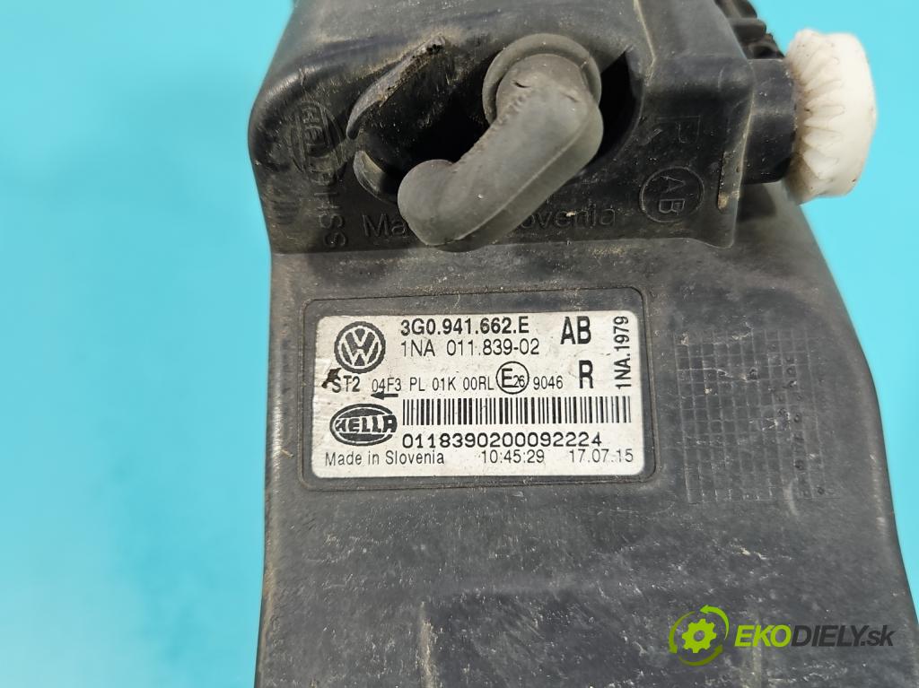 Vw Passat B8 2014 - 2.0 TDI 150 HP automatic 110 kW 1968 cm3 5- Halogen pravý 3G0941662E (Kľučka dverí ostatné)