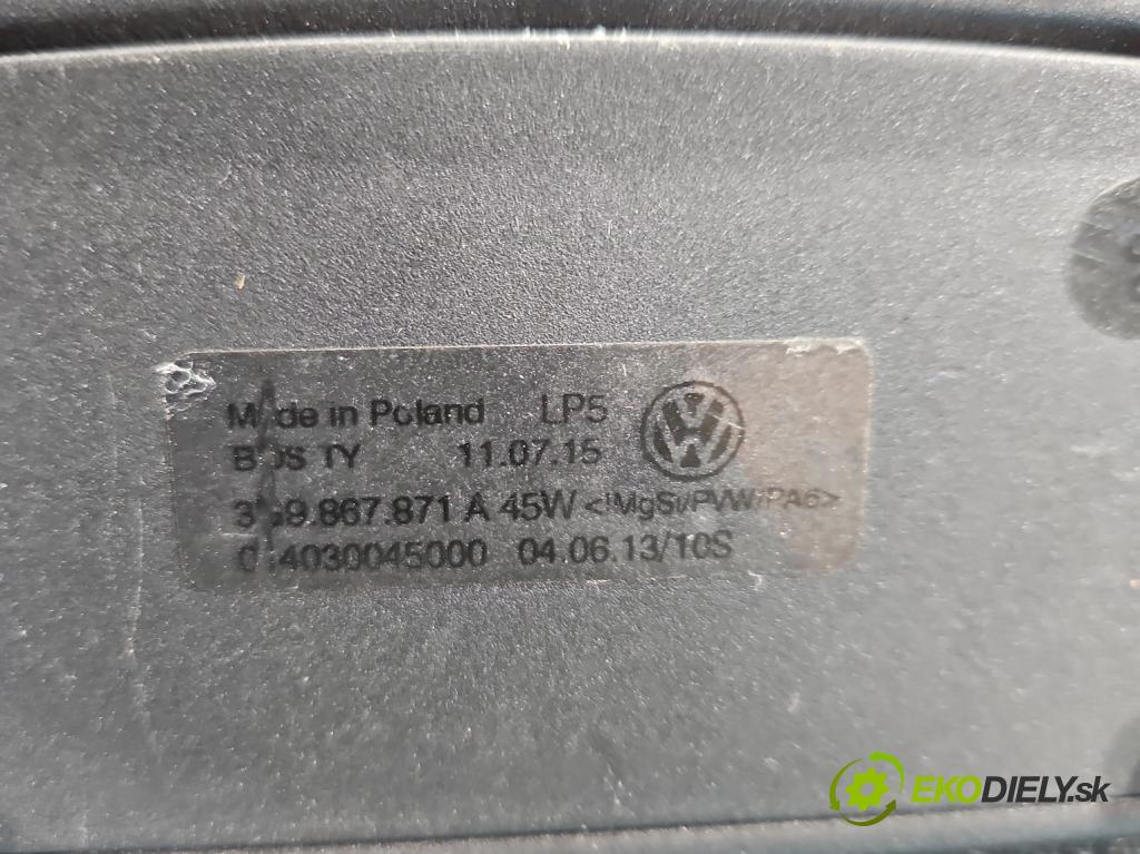 Vw Passat B8 2014 - 2.0 TDI 150 HP automatic 110 kW 1968 cm3 5- roleta 3G9867871A (Roleta kufra)