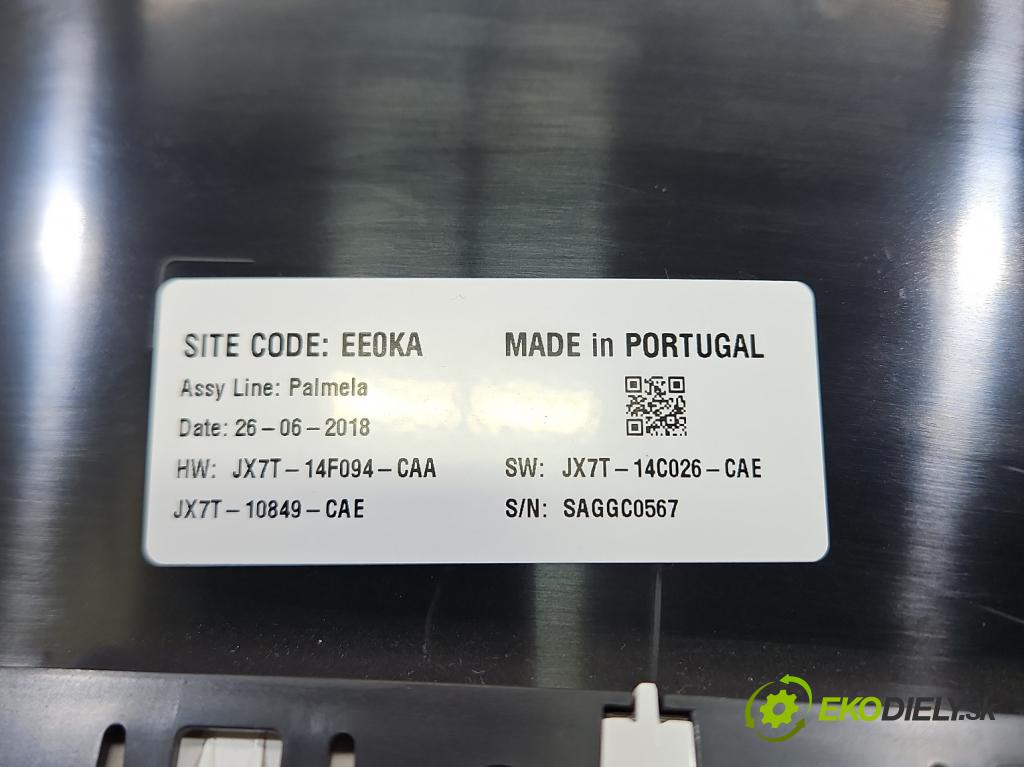 Ford Focus Mk4 2018- 1.0 ecoboost 125 HP manual 92 kW 999 cm3 5- prístrojovka/ budíky JX7T-14F094-CAA (Prístrojová doska)