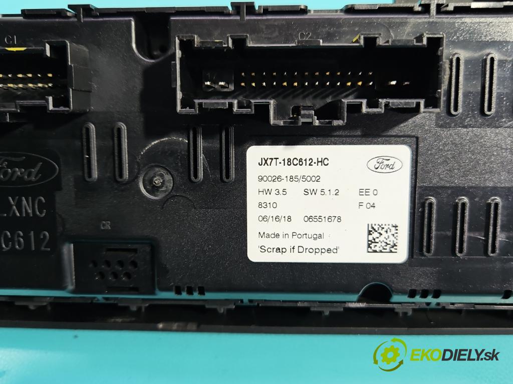 Ford Focus Mk4 2018- 1.0 ecoboost 125 HP manual 92 kW 999 cm3 5- panel kúrenia JX7T-18C612-HC
