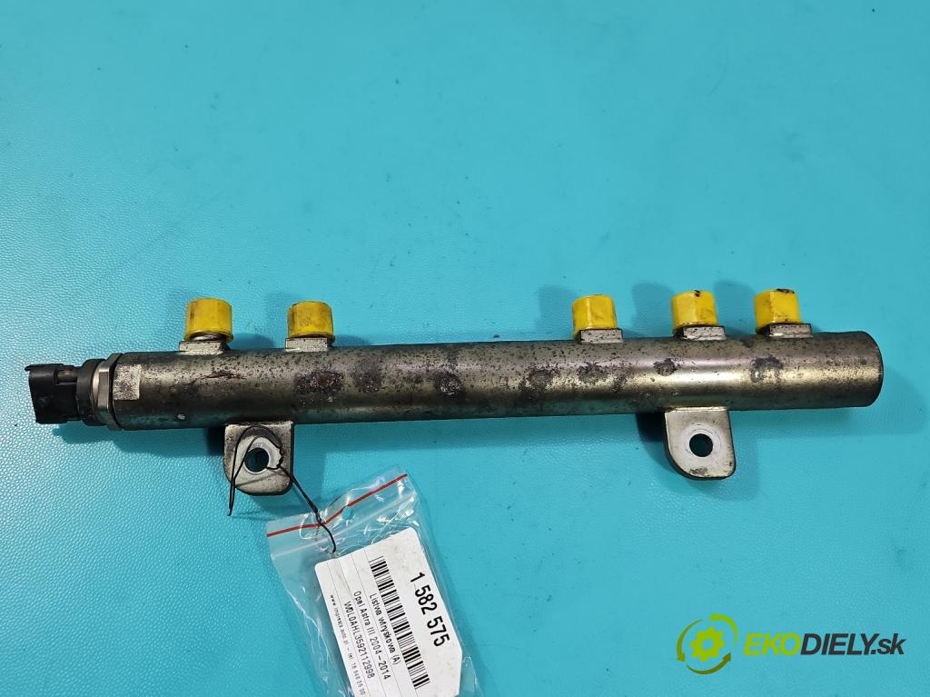 Opel Astra III 2004-2014 1.3 cdti 90 HP manual 66 kW 1248 cm3 5- lišta vstrekovacia 0445214141 (Vstrekovacia lišta)