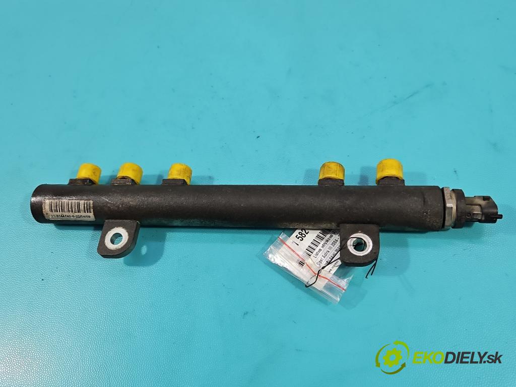 Opel Astra III 2004-2014 1.3 cdti 90 HP manual 66 kW 1248 cm3 5- lišta vstrekovacia 0445214141 (Vstrekovacia lišta)