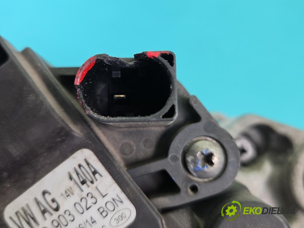 Skoda Octavia III 2013- 1.4 tsi 140 HP manual 103 kW 1395 cm3 5- Alternator 04C903023L (Alternátor)