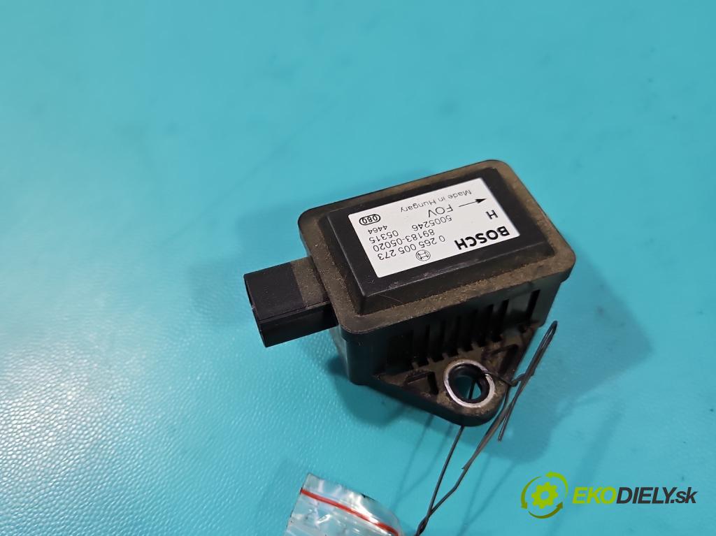 Toyota Avensis II T25 2003-2008 2.2 D-CAT 177 HP manual 130 kW 2231 cm3 5- snímač ESP 0265005273