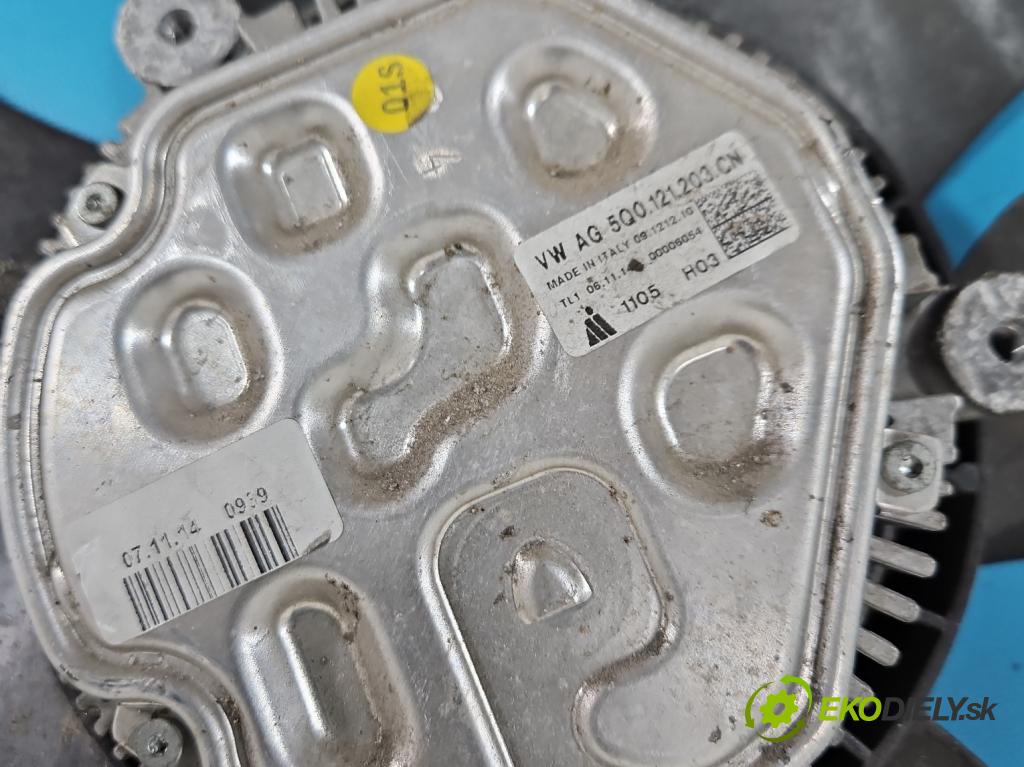 Skoda Octavia III 2013- 1.4 tsi 140 hp manual 103 kW 1395 cm3 5- ventilátor chladič 5Q0121203CN