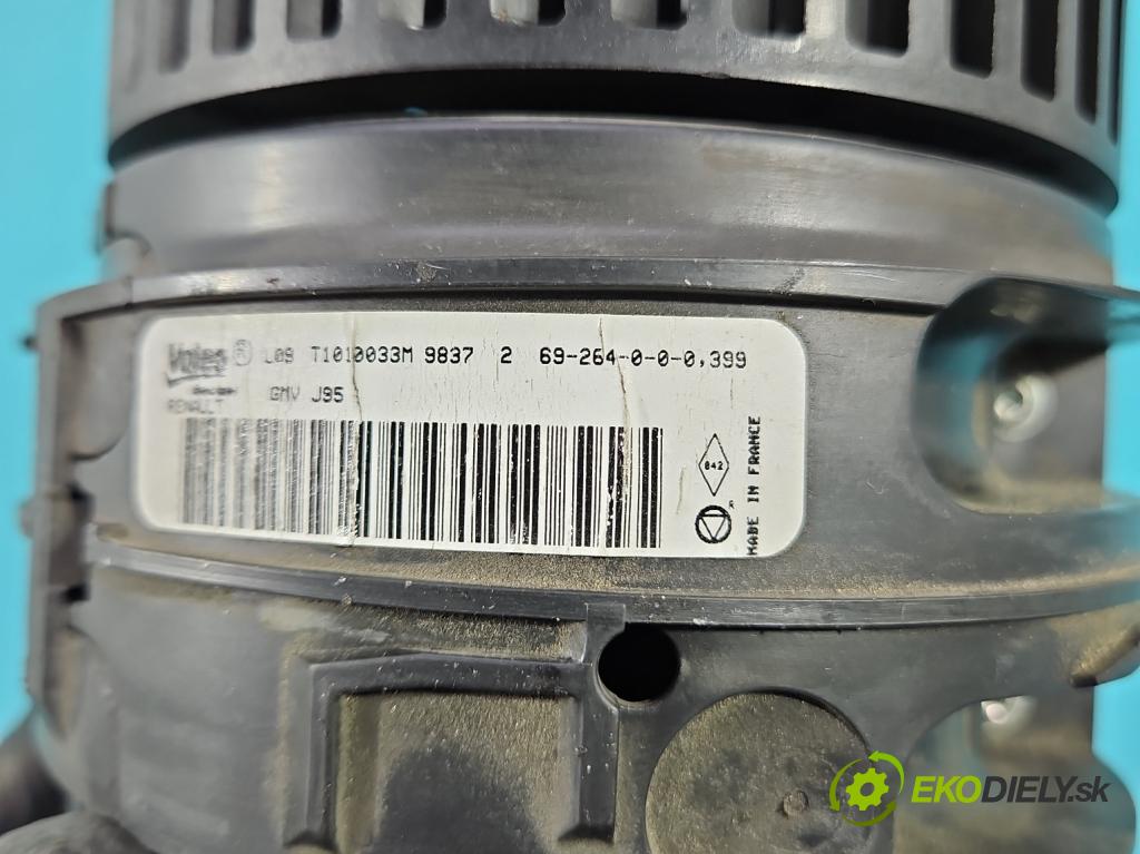 Renault Scenic III 2009-2016 1.5 dci 106 hp manual 78 kW 1461 cm3 5- ventilátor vzduchu