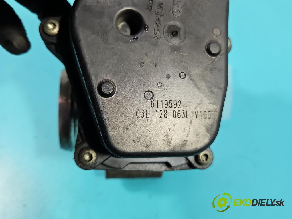 Vw Golf VI 2008-2013 1.6 tdi CAY 105 HP manual 77 kW 1598 cm3 5- klapka 03L128063L (Škrtiaca klapka)