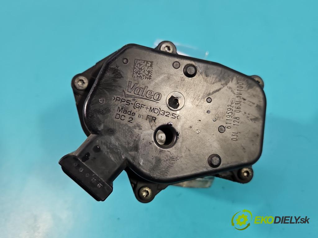 Vw Golf VI 2008-2013 1.6 tdi CAY 105 HP manual 77 kW 1598 cm3 5- klapka 03L128063L (Škrtiaca klapka)