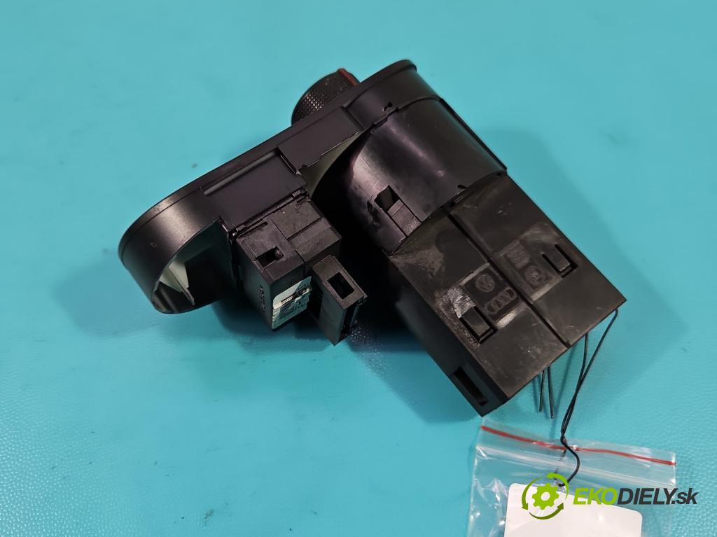 Seat Ibiza III 6L 2002-2008 1.4 16V 75 HP manual 55 kW 1390 cm3 5- prepínač světla: na doska: 6L1941531AF