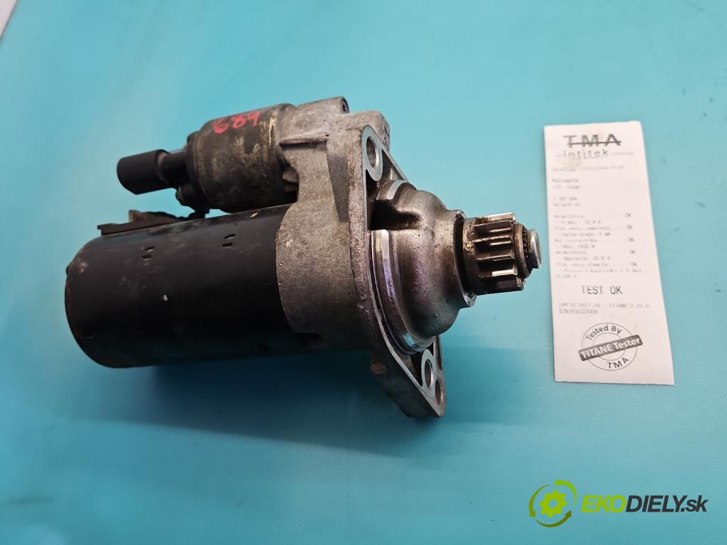 Vw Golf VI 2008-2013 1.6 tdi CAY 105 HP manual 77 kW 1598 cm3 5- štartér  (Štartér)