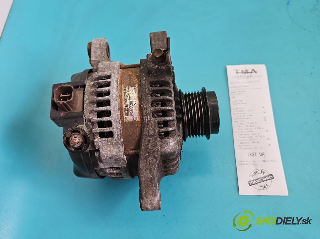 Toyota Verso 2009-2018 1.8 16V 147 HP automatic 108 kW 1798 cm3 5- Alternator 27060-0T051 (Alternátor)