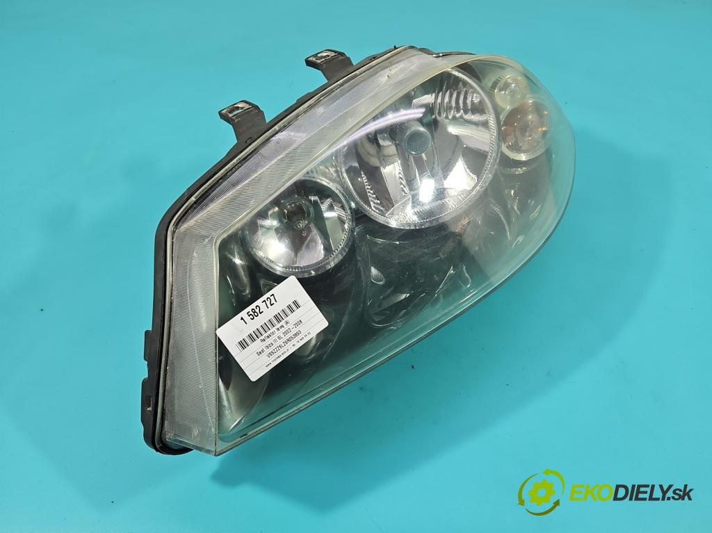 Seat Ibiza III 6L 2002-2008 1.4 16V 75 HP manual 55 kW 1390 cm3 5- Reflektor: ľavý 6L1941005A (Kľučka dverí ostatné)