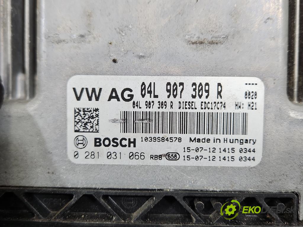 Vw Passat B8 2014- 2.0 TDI 150 HP automatic 110 kW 1968 cm3 5- riadiaca jednotka motora 0281031066