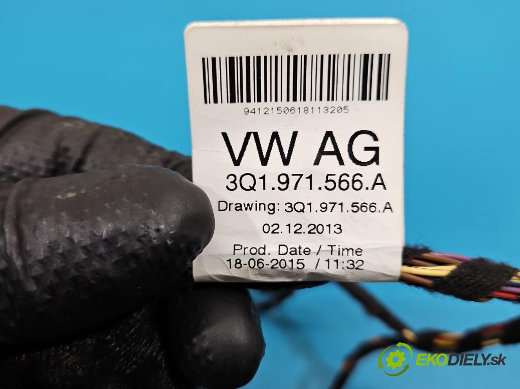 Vw Passat B8 2014 - 2.0 TDI 150 HP automatic 110 kW 1968 cm3 5- Zväzok: ostatné 3Q1971566A