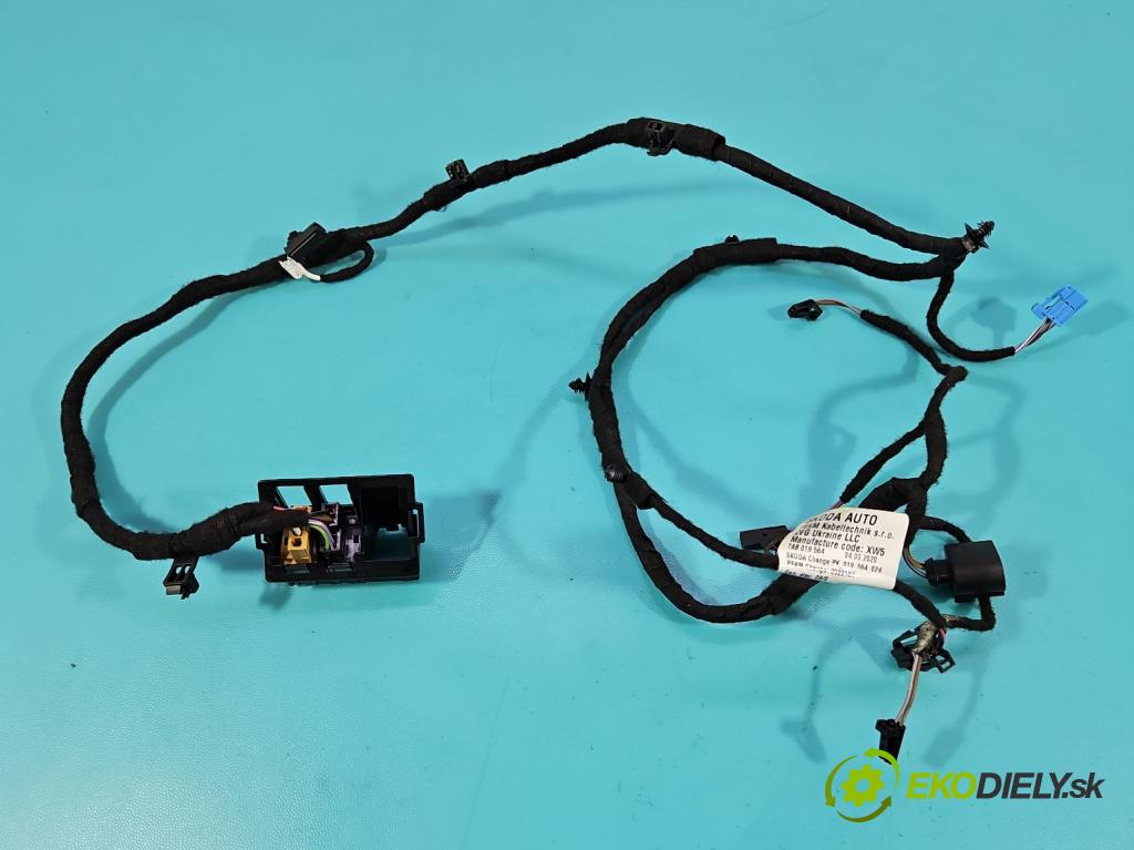 Skoda Octavia IV 2019- 2.0 tdi 116 hp manual 85 kW 1968 cm3 5- Balíček: kufrových dveří zadní 5E7971147Q