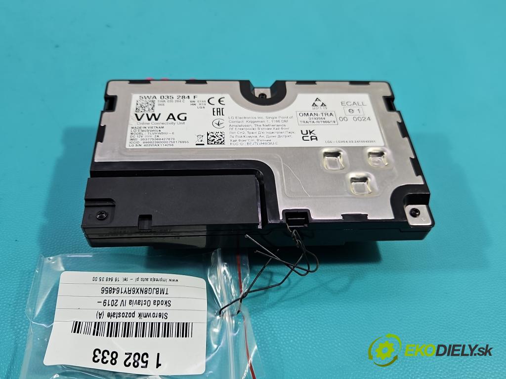Skoda Octavia IV 2019- 2.0 tdi 116 HP manual 85 kW 1968 cm3 5- riadiaca jednotka ostatné 5WA035284F