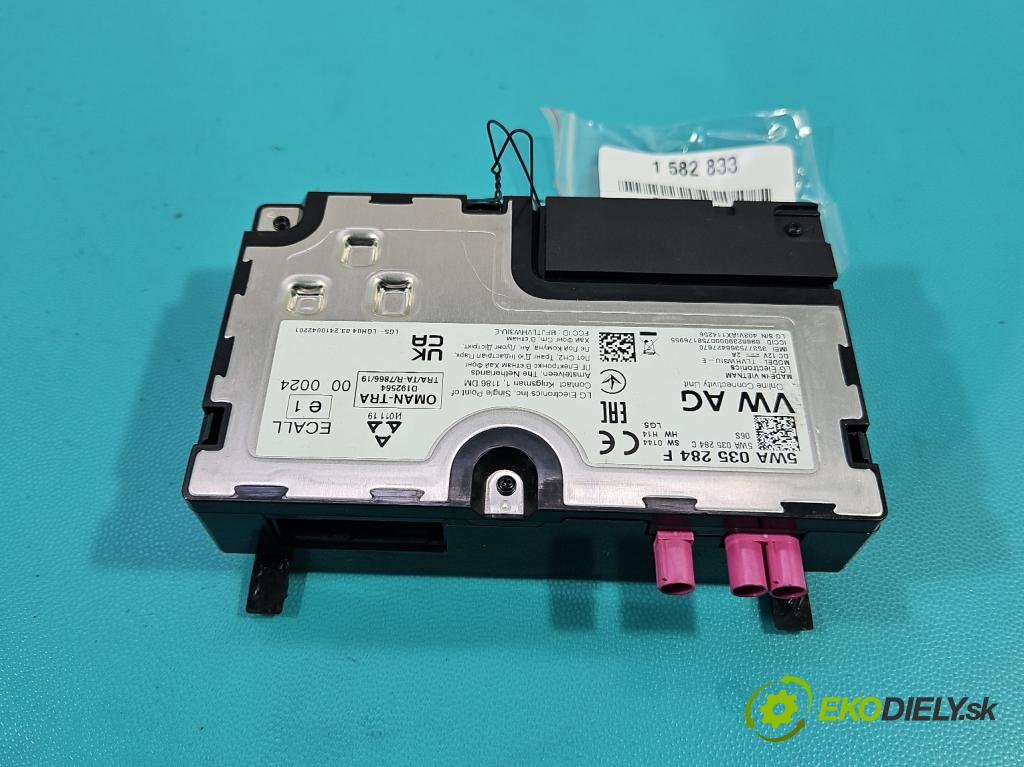 Skoda Octavia IV 2019- 2.0 tdi 116 HP manual 85 kW 1968 cm3 5- riadiaca jednotka ostatné 5WA035284F