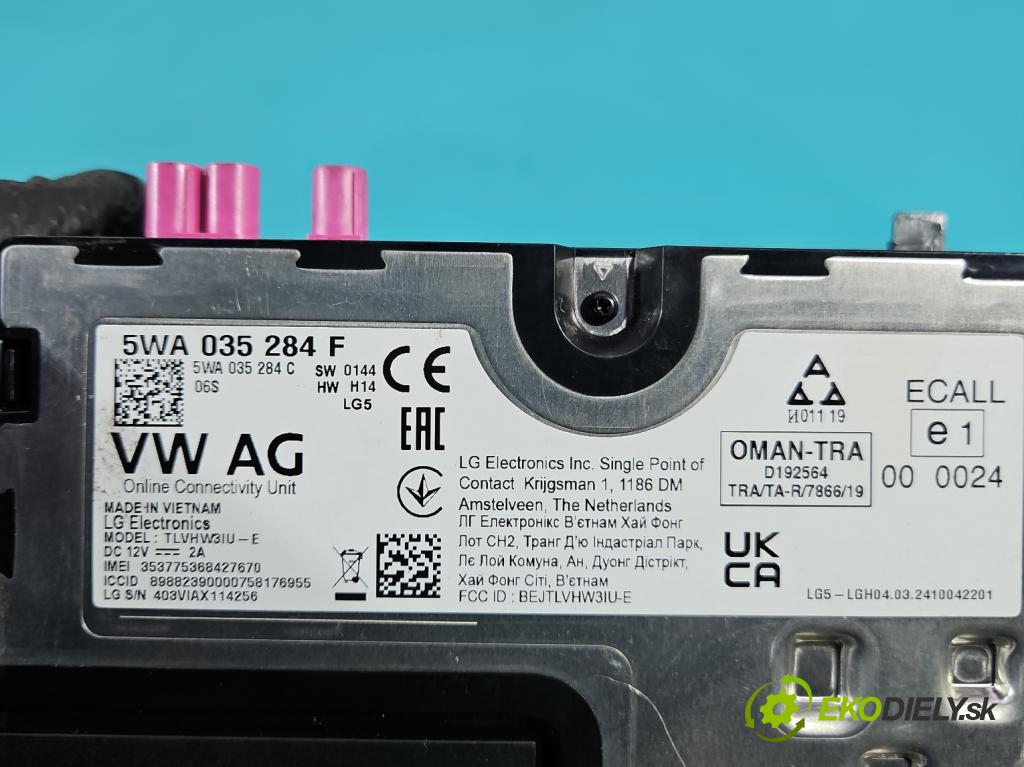 Skoda Octavia IV 2019- 2.0 tdi 116 HP manual 85 kW 1968 cm3 5- riadiaca jednotka ostatné 5WA035284F