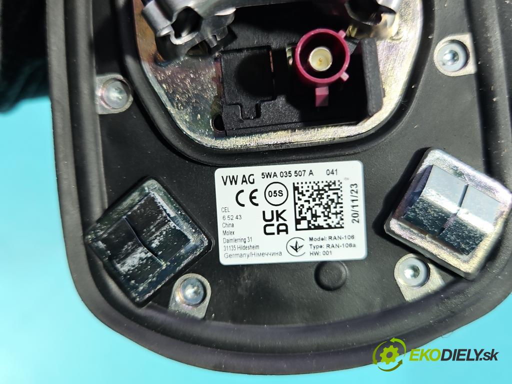 Skoda Octavia IV 2019- 2.0 tdi 116 HP manual 85 kW 1968 cm3 5- Antena 5WA035507A