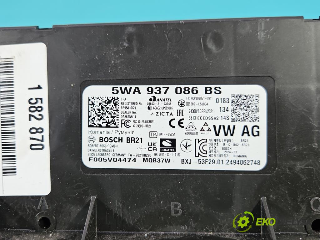 Skoda Octavia IV 2019- 2.0 tdi 116 HP manual 85 kW 1968 cm3 5- riadiaca jednotka komfortu 5WA937086BS