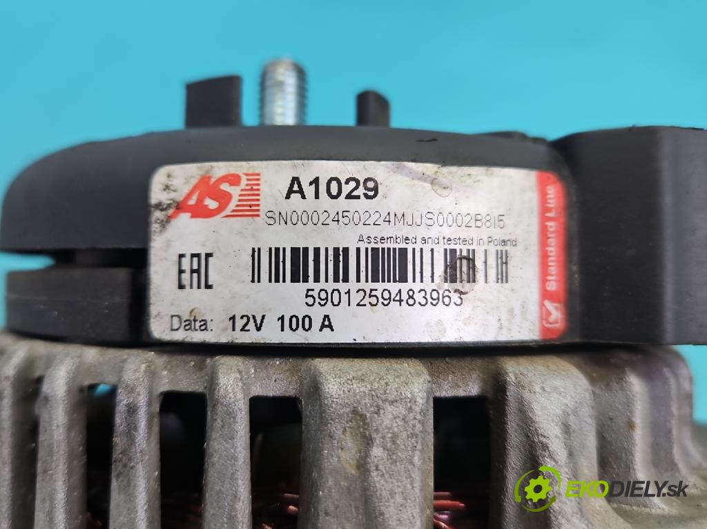 Opel Insignia A 2008-2017 2.0 cdti 131 HP automatic 96 kW 1956 cm3 5- Alternator  (Alternátor)