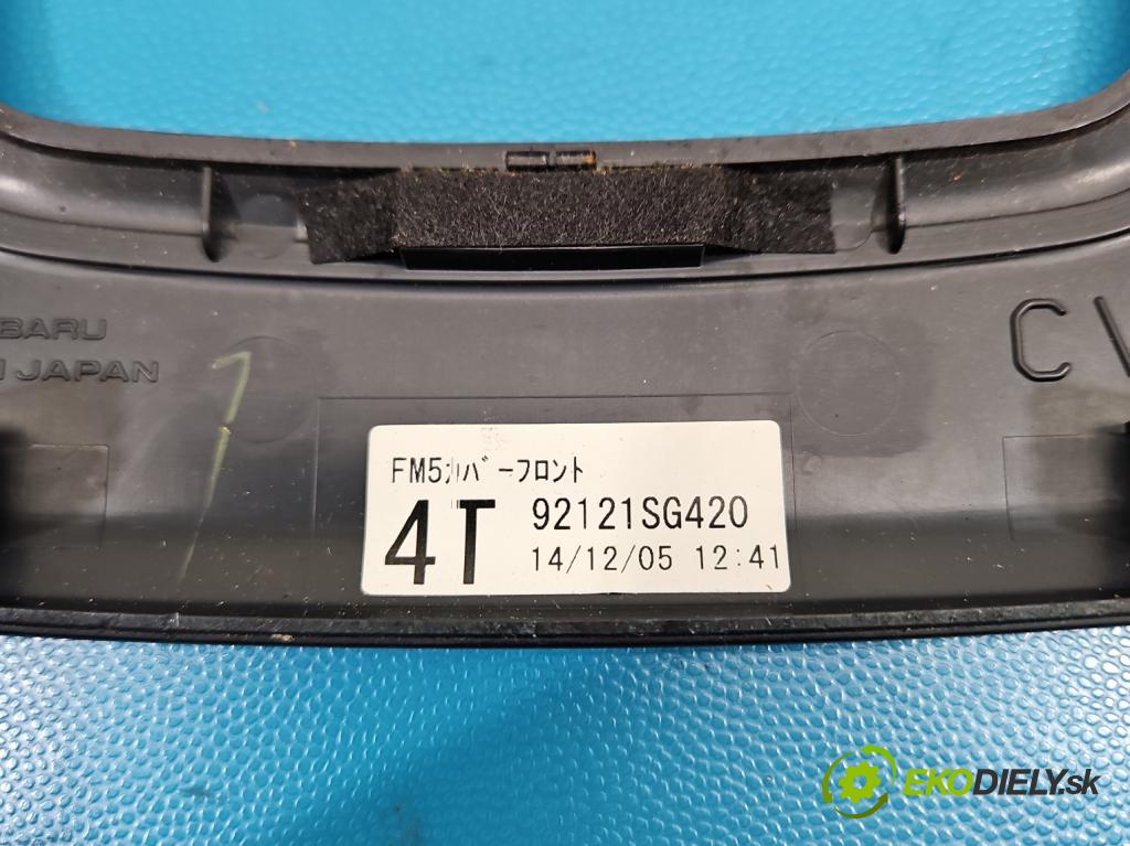 Subaru Forester IV SJ 2012-2018 2.0 BOXER 147 HP automatic 108 kW 1998 cm3 5- prepínač ostatné 92121SG420