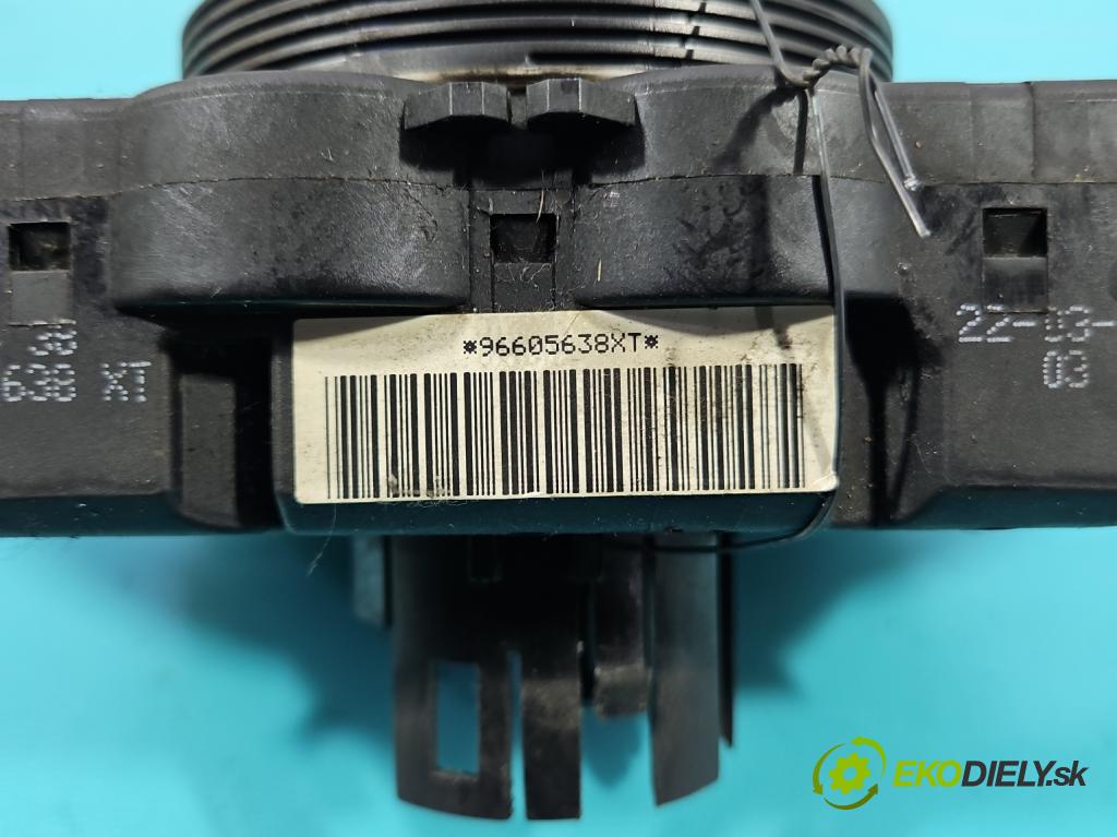 Peugeot Partner I 1996-2008 1.6 hdi 90 HP manual 66.2 kW 1560 cm3 5- prepínač komplex: 96605638XT (Prepínacie páčky pod volantom)