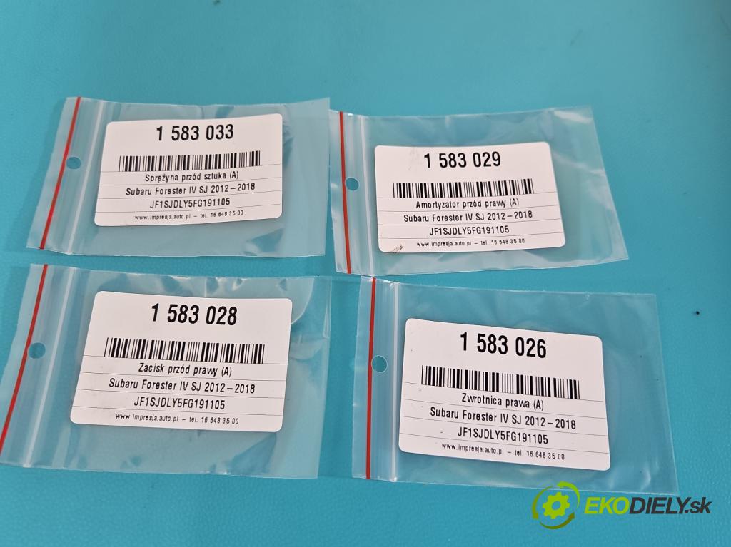 Subaru Forester IV SJ 2012-2018 2.0 BOXER 147 HP automatic 108 kW 1998 cm3 5- náboj pravé  (Náboj kolesa)