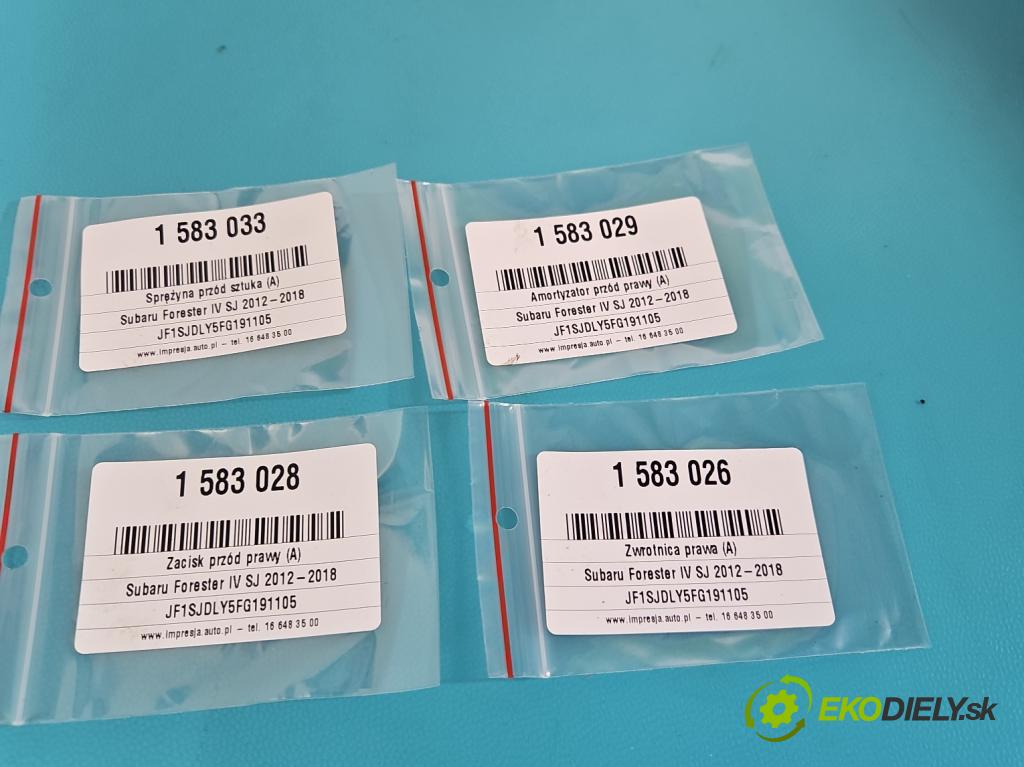 Subaru Forester IV SJ 2012-2018 2.0 BOXER 147 HP automatic 108 kW 1998 cm3 5- tlmič predné pravý 20310SG060 (Kľučka dverí ostatné)