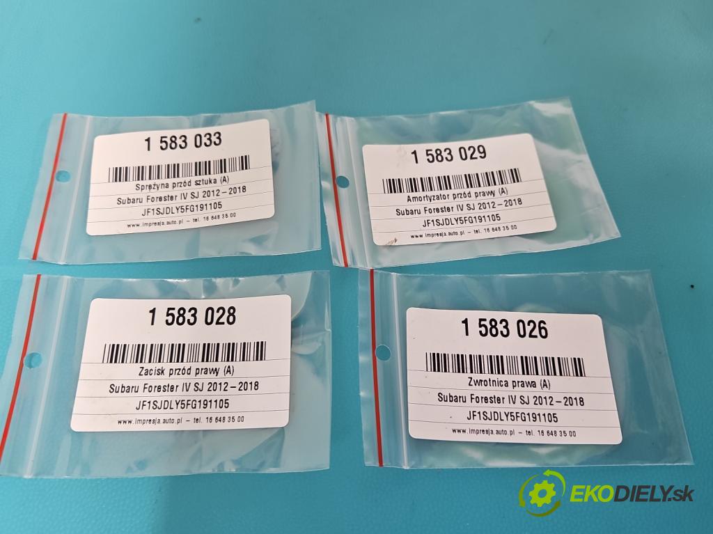 Subaru Forester IV SJ 2012-2018 2.0 BOXER 147 HP automatic 108 kW 1998 cm3 5- tlmič predné pravý 20310SG060 (Kľučka dverí ostatné)