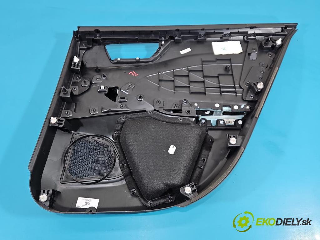 Ford Focus Mk4 2018- 1.0 ecoboost 125 HP manual 92 kW 999 cm3 5- Čalounictví: dvere zadné ľavé JX7B-A27407-AD3ZHE