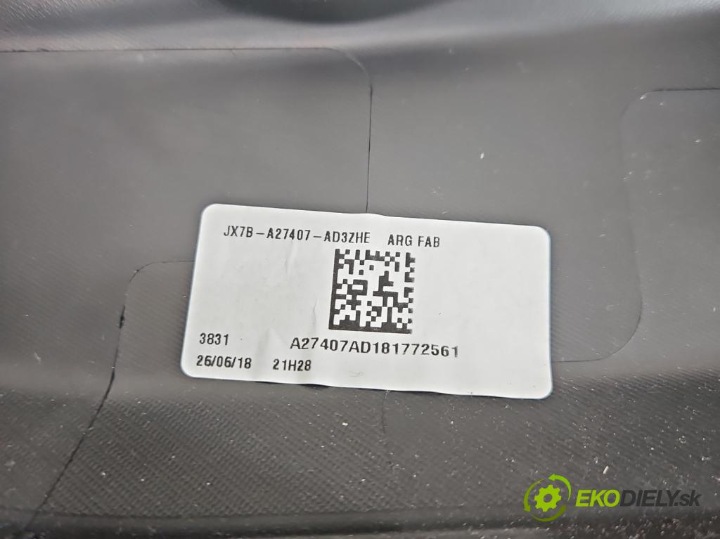 Ford Focus Mk4 2018- 1.0 ecoboost 125 HP manual 92 kW 999 cm3 5- Čalounictví: dvere zadné ľavé JX7B-A27407-AD3ZHE