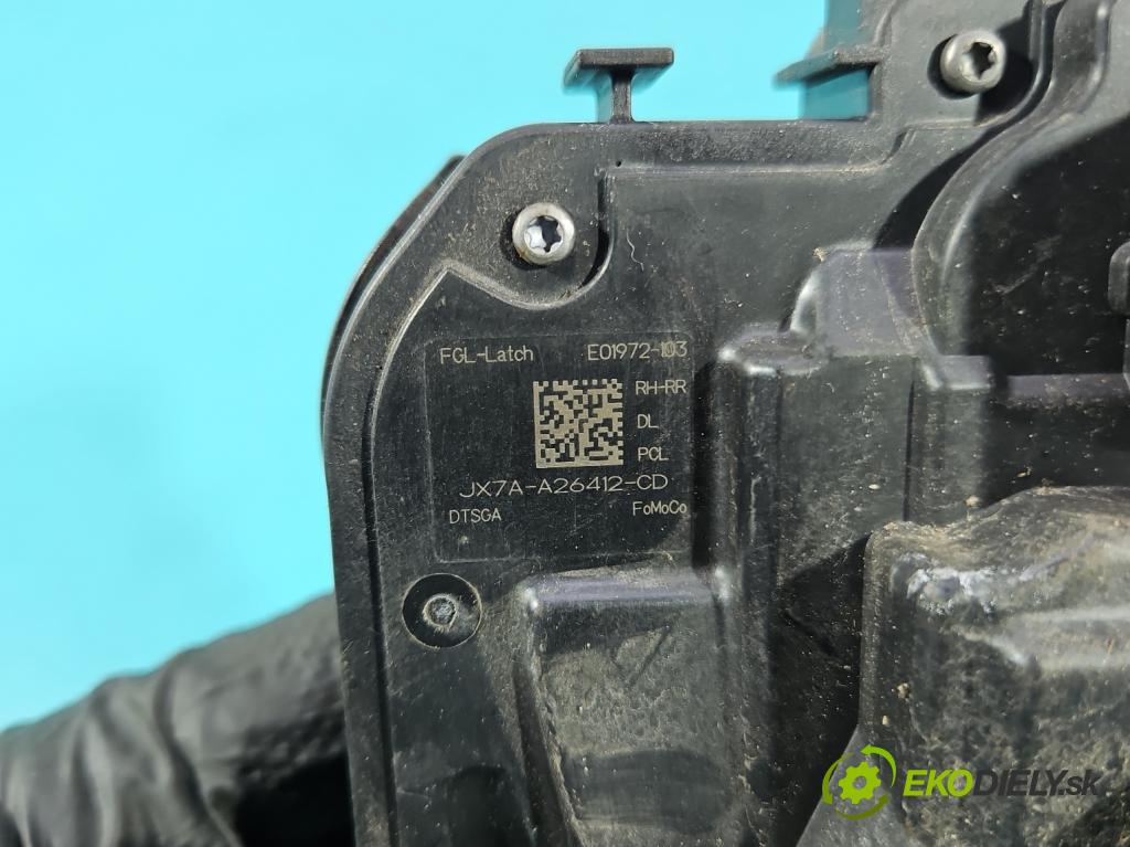 Ford Focus Mk4 2018- 1.0 ecoboost 125 HP manual 92 kW 999 cm3 5- zámok zadné pravý JX7A-A26412-CD