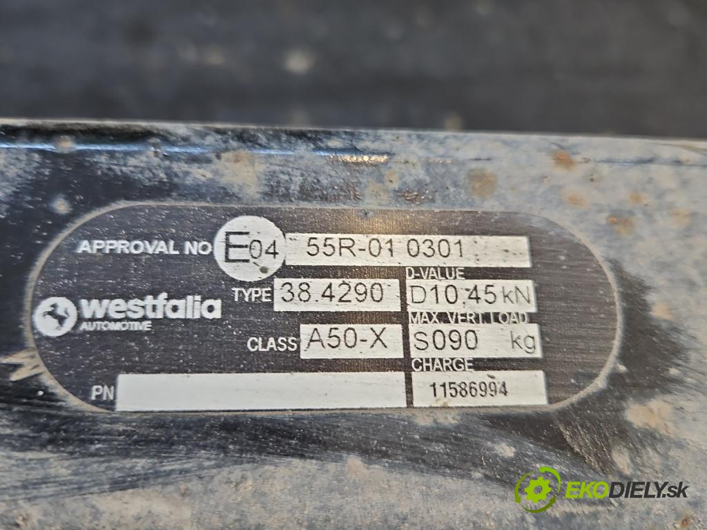 Subaru Forester IV SJ 2012-2018 2.0 D BOXER 147 HP automatic 108 kW 1998 cm3 5- Hák: vlečení:  (Ťažné zariadenie)