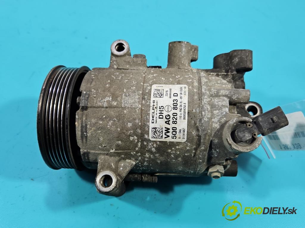 Seat Leon III 2012-2020 2.0 tdi 150 HP manual 110 kW 1968 cm3 5- Kompresor: klimatizácie 5Q0820803D (Kompresor klimatizácie)