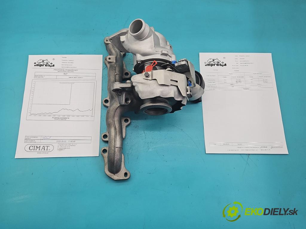 Seat Leon III 2012-2020 2.0 tdi 150 hp manual 110 kW 1968 cm3 5- Turbodmychadlo repasováno 04L.253.010.B/V350