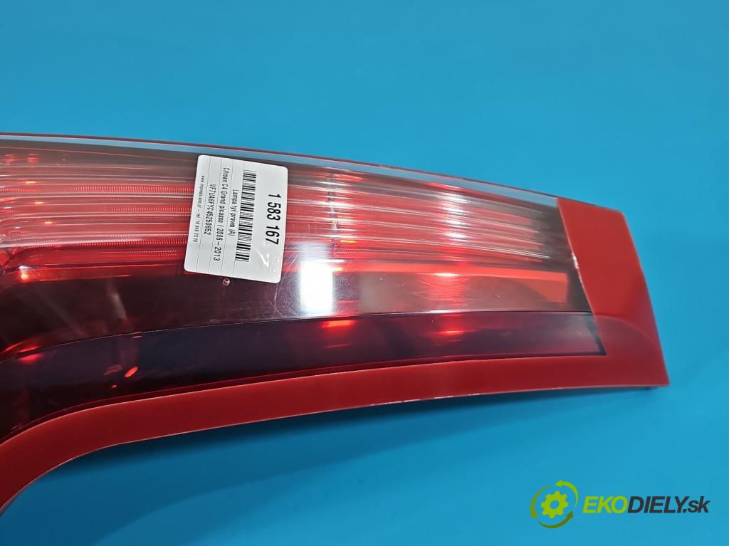 Citroen C4 Grand picasso I 2006-2013 1.8 16V EW7AF 125 HP manual 92 kW 1749 cm3 5- svetlo / reflektor zadné pravé 00946602 (Kľučka dverí ostatné)