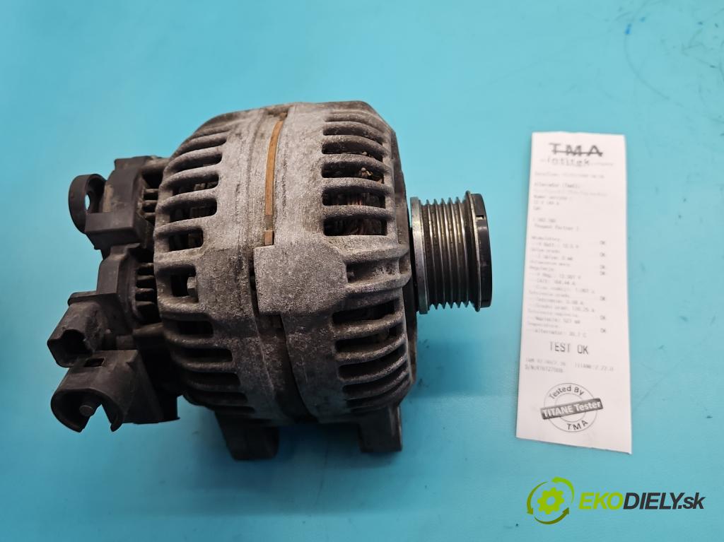 Peugeot Partner I 1996-2008 1.6 hdi 90 HP manual 66.2 kW 1560 cm3 5- Alternator 9646321880 (Alternátor)