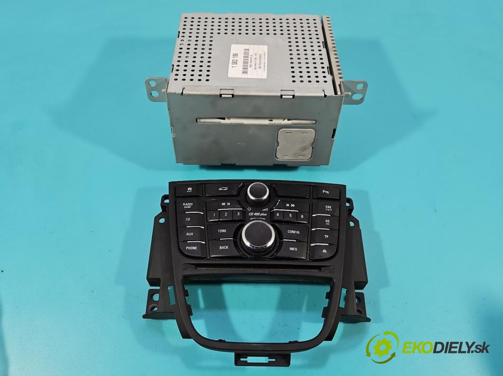 Opel Astra IV 2009-2015 1.4 T 140 hp manual 103 kW 1364 cm3 4- Radio továrna: 13444592