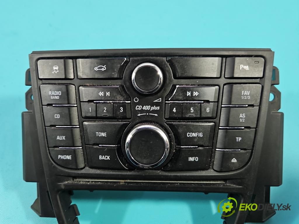 Opel Astra IV 2009-2015 1.4 T 140 HP manual 103 kW 1364 cm3 4- Radio originál 13444592