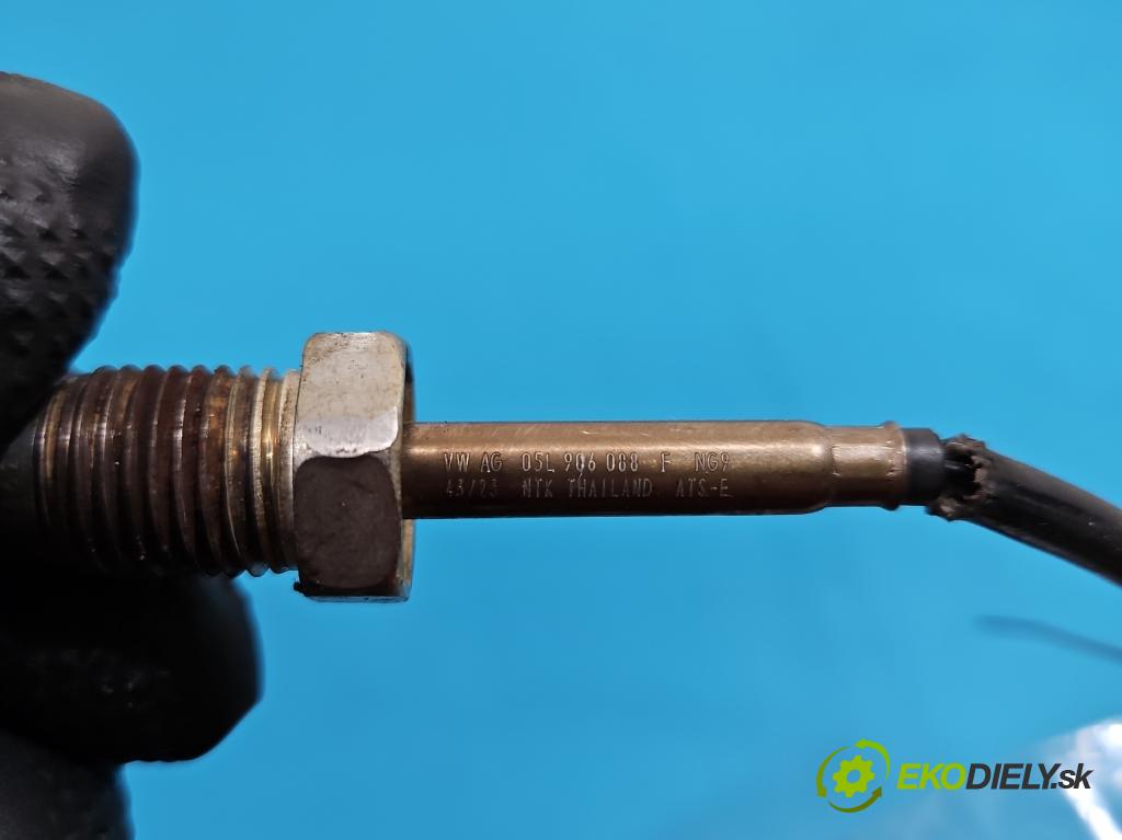 Skoda Octavia IV 2019- 2.0 tdi 116 HP manual 85 kW 1968 cm3 5- snímač teploty: výfukové 05L906088F (Snímač)